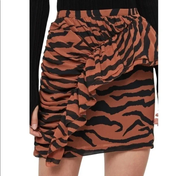 ALL SAINTS Pia Zephyr Skirt - Picture 3 of 8